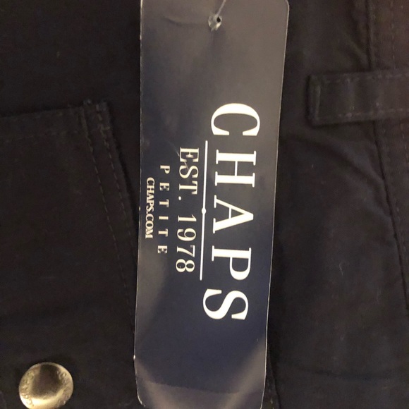 Chaps Navy Blue Cargo Trouser - Picture 3 of 3